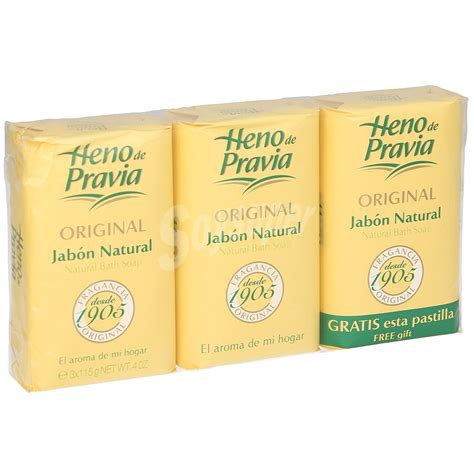 Heno De Pravia Jab N Natural En Pastilla Para Ba O Original Pack U X