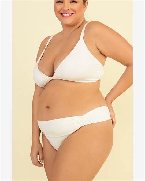 Riachuelo Calcinha Biqu Ni Plus Size Lateral M Dia Chantilly Mardu