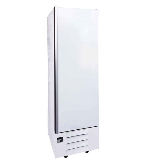 White Steel Upright Storage Fridge 60cm X 68cm X 196cm