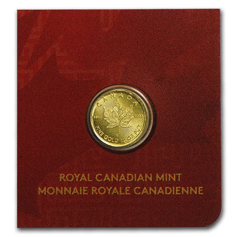 Royal Canadian Mint 1 Gram Gold Maple Leaf Maplegram 25 In Asian