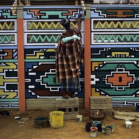 Ndebele | South african art, African art, Folk art flowers