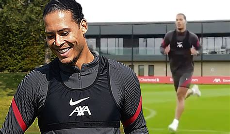 Watch: Liverpool fans rejoice over latest Virgil van Dijk injury update ...