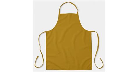 Gold Yellow Apron | Zazzle