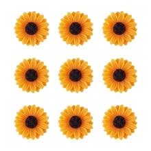 Pcs X Mm Resin Sunflowers Daisy Flatback Cabochons Charms For Women