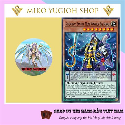 Miko Yugioh Thẻ Bài Yugioh Chính Hãng Tiếng Nhật Superheavy Samurai