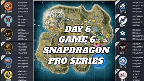 DAY 6 GAME 6 TURNAMEN SNAPDRAGON PRO SERIES ESL YouTube