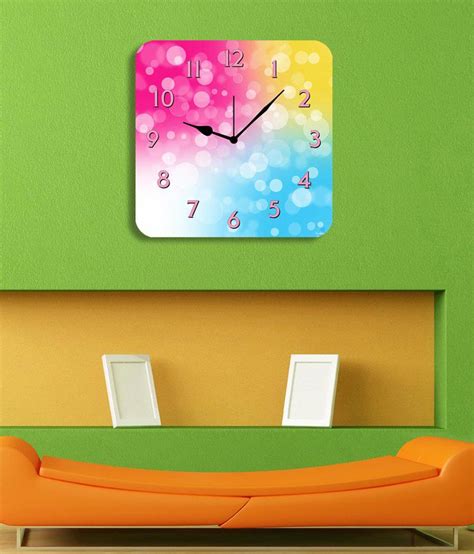 Furnishfantasy Colorful Wall Clock: Buy Furnishfantasy Colorful Wall ...