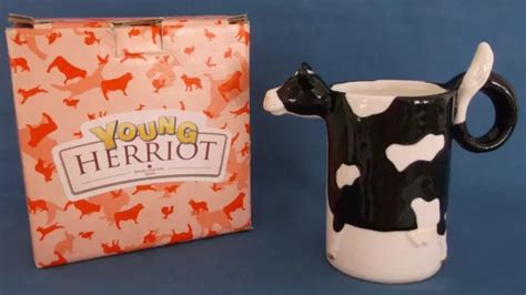 Border Fine Arts Studio Young James Herriot Calf Mug Farming Original