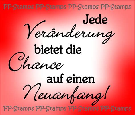 PP Stamps Motivstempel Jede Veränderung bietet Chance auf einen