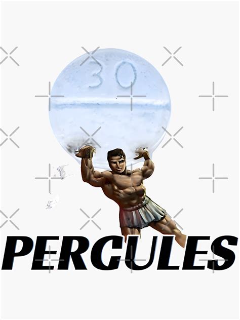 "Percules Funny Sarcastic Hercules Meme" Sticker for Sale by big12tee ...