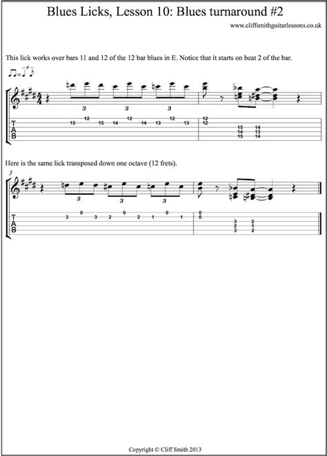 101 Blues Guitar Turnaround Licks Pdf To Pasacruise