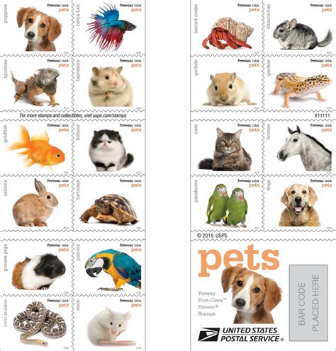 U.S. Postal Service Unveils New Pets Forever Postage Stamps – iHeartDogs.com