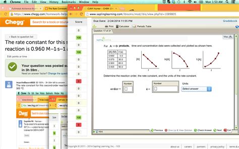 Solved: Determine The Reaction Order, The Rate Constant, A... | Chegg.com