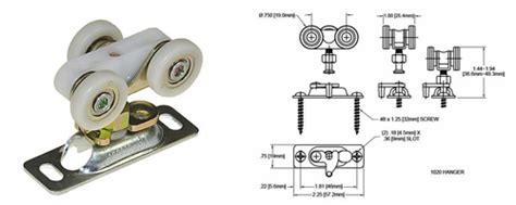 Pocket Door Rollers Including National