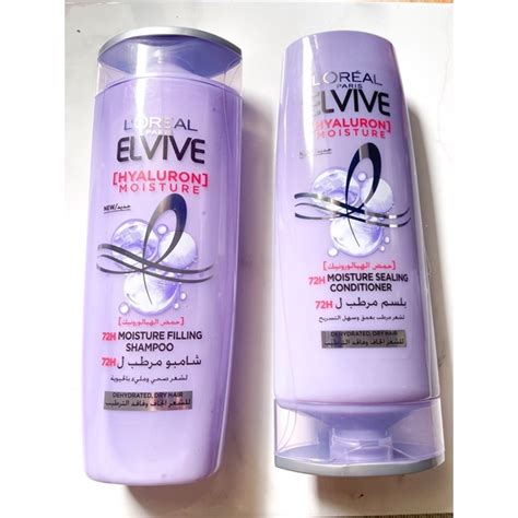 Loreal Paris Elvive Hyaluron Moisture Shampoo And Conditioner 400ml 100 Originalfrom Dubai