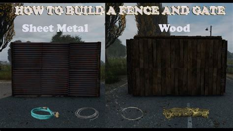 Dayz how to build a fence - kobo building