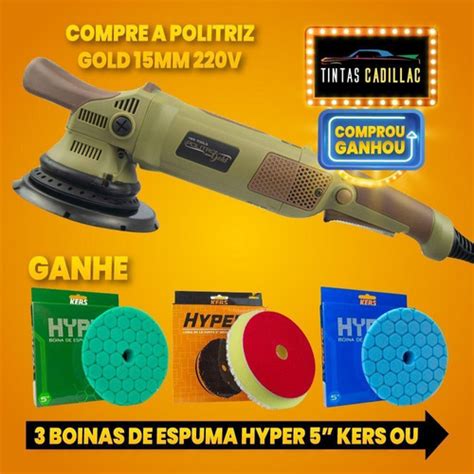 Politriz Roto Orbital Gold Mm V Boinas Hyper Kers