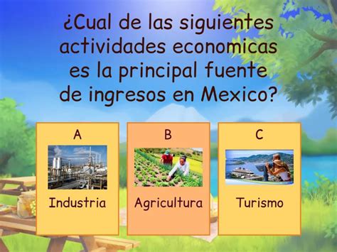 Division De Actividades Economicas En Mexico Quiz