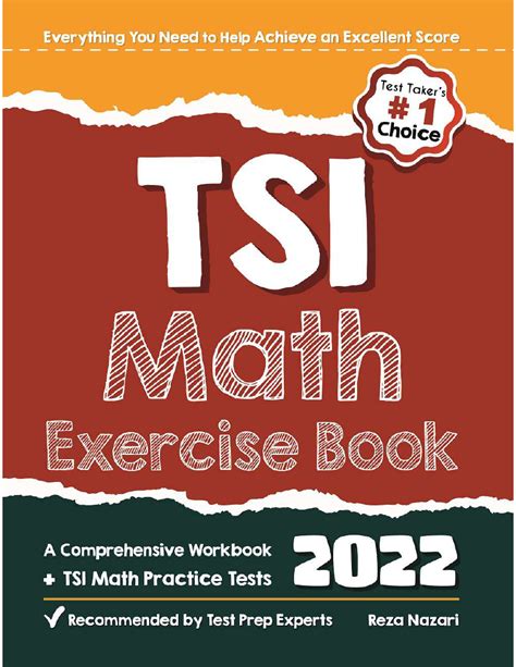 Tsi Math Exercise Book A Comprehensive Workbook Tsi Math Practice