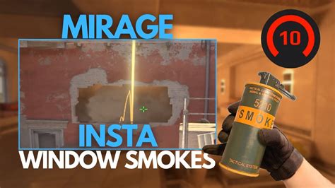 CS2 Mirage Insta Window Smokes YouTube