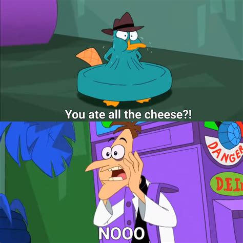 Perry The Platypus You Ate All The Cheese By Sejawx On Deviantart