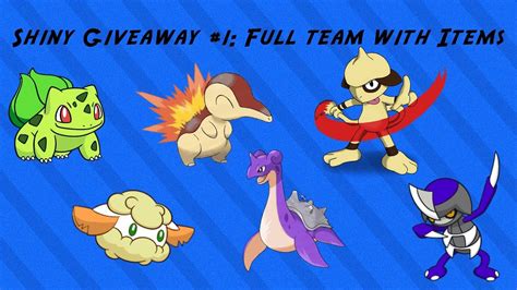 Shiny Kalos Bred Giveaway 1 Full 5IV Pokemon Team BP Items Closed