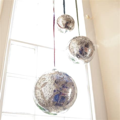 Giant Antique Gold Bauble Glass Bauble Christmas Bulbs Christmas Baubles