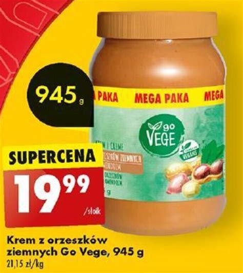 Promocja Krem Z Orzeszk W Ziemnych Go Vege G Z Kg Biedronka