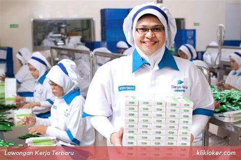 Lowongan Kerja Pt Darya Varia Laboratoria Tbk Klikloker