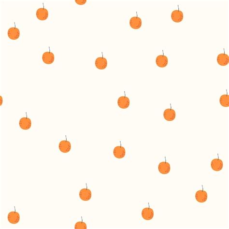 Premium Vector Oranges Minimalist Pattern Seamless Pattern Vector