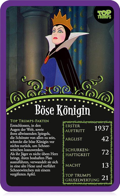 Winning Moves Top Trumps Disney B Sewichte Villains Toptoy