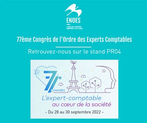 77ème Congrès de lOrdre des Experts Comptables Paris ENOES