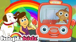 Wheels On The Bus Ep 51 | Hooplakidz - Nursery Rhymes & Sing Along ...