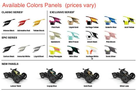 2023 Can Am Ryker Rally Rotax 900 ACE Classic Panels For Sale In