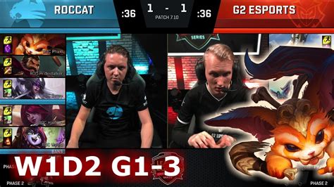 Roccat Vs G Esports Game S Eu Lcs Summer Week Day Roc