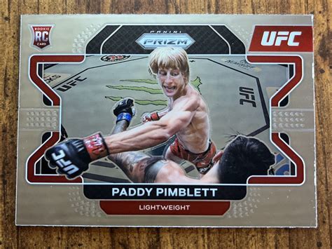 Paddy Pimblett Panini Prizm Rookie Rc The Baddy Ufc