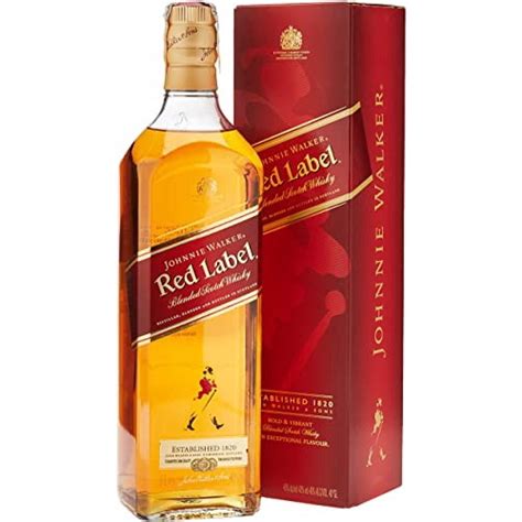 Whisky Johnnie Walker Red Label 1 Litro Selo ipi e nf em Promoção na