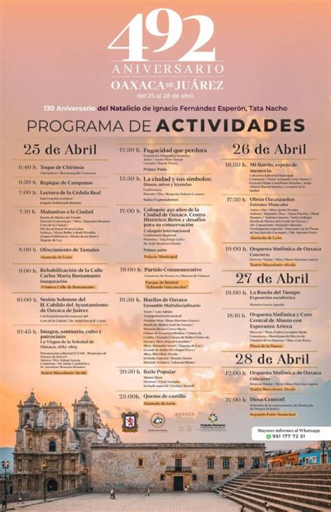 Presentan Calendario De Festejos Por Aniversario De La Ciudad De