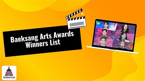 60th Baeksang Arts Awards Winners List 2024