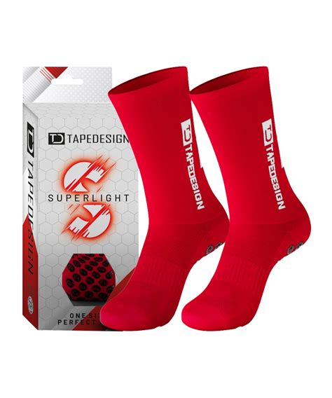 Tapedesign Allround Superlight Socken Rot Rot