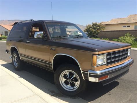 Chevy S10 Blazer / Tahoe - Classic Chevrolet S-10 1987 for sale