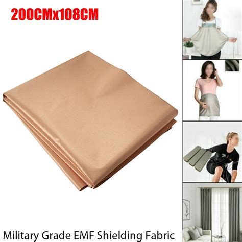 Geege Copper Fabric Blocking Rfid Emf Emi Protection Radiation Singal