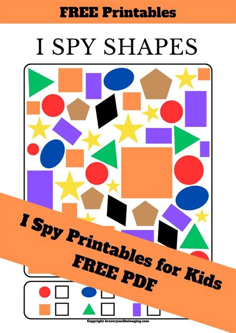 2 I Spy Shapes Printables For Kids Free Pdf Download Free Preschool