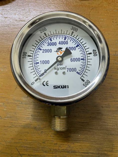 Promo SKON Pressure Gauge 500 Kg Bar 4 Inchi Diskon 23 Di Seller