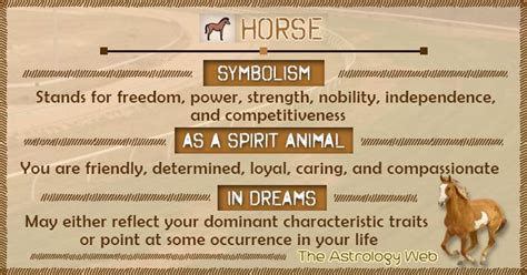 Horse Symbolism Spirit Animal Dream | Dream symbols, Spirit animal, Symbols