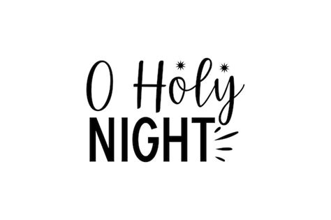 Premium Vector O Holy Night