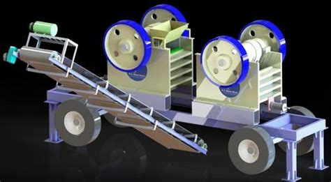 Jaw Crusher Mild Steel Mobile Stone Crushing Plant At Rs 5400000 In Indore