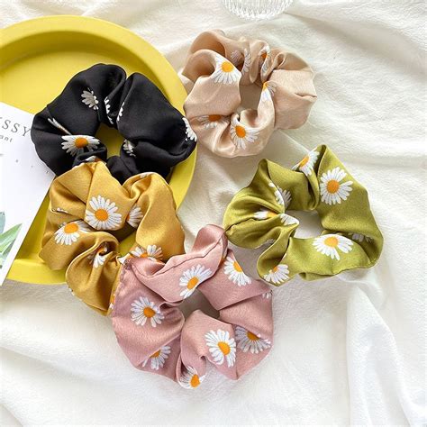 Jual Scrunchie Scruncie Scrunchies Cepol Ikat Rambut Kucir Hijab Polos