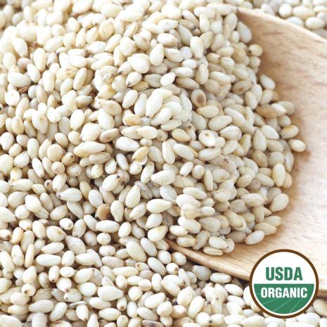 GloryBee Organic Hulled White Sesame Seeds Wholesale GloryBee