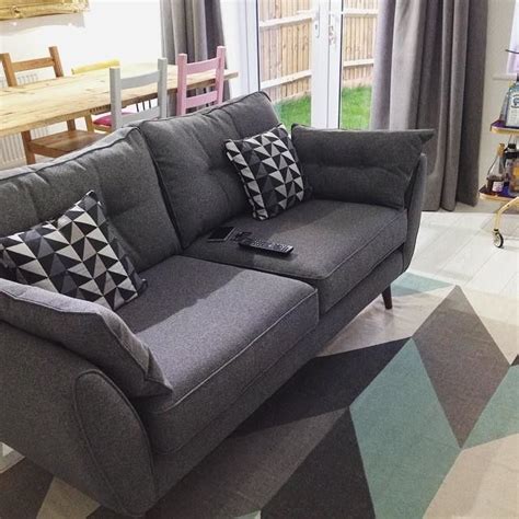 Zinc 4 Seater Sofa Zinc DFS Charcoal Sofa Living Room Living Room